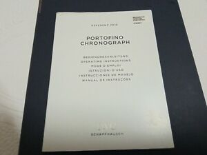 【送料無料】腕時計　ァーリブレットイシュルツィオーニオリジナルポルトフィーノクロノグラフneues angebotlibretto istruzioni originale iwc portofino chronograph ref 3910｜hokushin