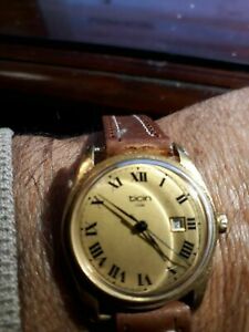 【貨物輸送無料】ウオッチ ティチンエリートヴィンテージレアticin elite automatic date vintage watch rare