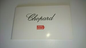 【貨物輸送無料】ウオッチ ショパールミッレミリアクロノユーザーマニュアルリファレンスchopard mille miglia chrono bedienungsanleitung referenz 168331 neu