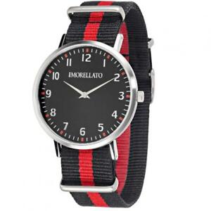 【送料無料】腕時計　オロロギオウオモモレラートヴェラテストロッソネロorologio uomo morellato vela r0151134005 tessuto rosso nero 40mm fiv｜hokushin