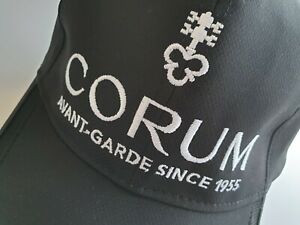 【貨物輸送無料】ウオッチ コルムブラックベースボールキャップ