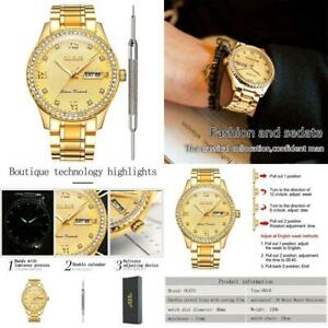 【送料無料】腕時計　オレフクラシックウォッチカレンダーアナログクォートolevs classic luxury watches for men watch calendar 2020 waterproof analog quart｜hokushin