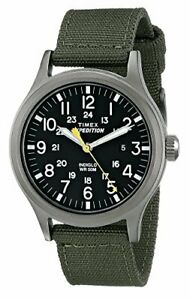 【送料無料】腕時計　タイムスメンズエクスペディションスカウトグリーンナイロンストラップウォッチtimex mens t49961 expedition scout 40 green nylon strap watch｜hokushin 17,736円