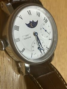 【送料無料】腕時計　パルニスムーンフェイズウォッチウィズタイムゾーンparnis gmt moonphase watch with 2 timezone｜hokushin