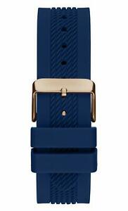 送料無料 Strap 腕時計 メンズデルタアナログクォーツシリコンストラップウォッチguess Mens Delta Quartz Analog Quartz Silicone Strap Silicone Watch Gw0051g3 Hokushin