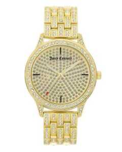 【送料無料】腕時計　ジュイシークチュールオンブルスワロフスキークリスタルゴールドトーンウォッチjuicy couture jc1138pvgb womens ombre swarovski crystal goldtone watch