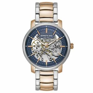 【送料無料】腕時計　ケネスコールニューヨークメンズオートツートーンステンレススチールウォッチkenneth cole york mens automatic two tone stainless steel watch kc50776009｜hokushin