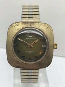 【送料無料】腕時計 ウォルサムスイスヴィンテージメンズスクエアウォッチジュエルwaltham swiss automatic vintage mens square watch 17 jewels|hokushin