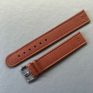 【送料無料】腕時計　オリジナルヴィンテージレザーウォッチストラップストラップエンドoriginal vintage lanco genuine leather watch strap 16mm strap ends nos｜hokushin