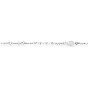 【送料無料】ジュエリー・アクセサリー ジュエリーブレスレットアメンシャペルロザリウムシルバーブレスレットfemme bijoux bracelet amen chapelet rosarium brob4 bracelet argent bracelet