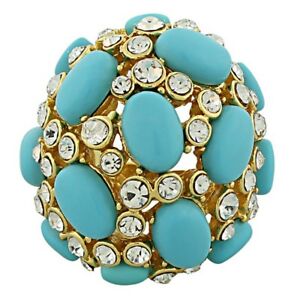 【送料無料】ジュエリー・アクセサリー ターコイズリングクラスタサイズturquoise bague grappe taille 7