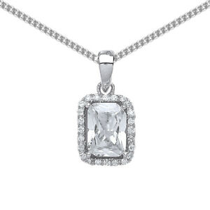 【送料無料】ジュエリー・アクセサリー ジュエルコロンドンシルバーエメラルドカップジルコーネハローネックレスjewelco london argent emeraude coupe zircone halo collier 457cm 16,485円