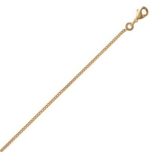 【送料無料】ジュエリー・アクセサリー メッキチェーンマイレグルメchaine plaque or maille gourmette 16mm
