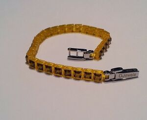 【送料無料】ジュエリー・アクセサリー ジュエルズブラッチャレテニスポリカルボナートエクリスタリジャッロdjewels bracciale tennis policarbonato e cristalli giallo