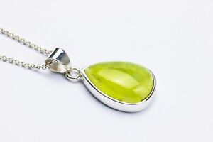 【送料無料】ジュエリー・アクセサリー プレフニートシルバースターリングペンダントprehnite argent sterling pendentif ~ inconditionnel amour 85623