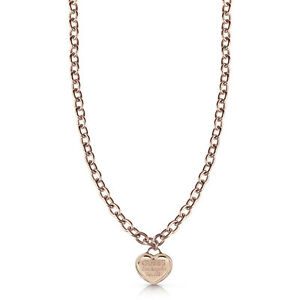 【送料無料】ジュエリー・アクセサリー アッシエオローズコンシオンドロクオーレヌオーヴァジュエルズコラーナguess jewels collana in acciaio rose con ciondolo cuore ubn28016 nuova
