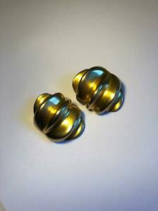 【送料無料】ジュエリー・アクセサリー クララスタジオイヤリングマットトンゴールデンブラシゴールドclara studios boucles doreilles 604ms mat ton dore brosse or