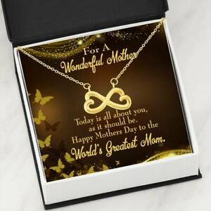 【送料無料】ジュエリー・アクセサリー ネックレスママカードペンダントmere collier merveilleux maman souvenir carte cadeau infini pendentif