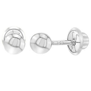 【送料無料】ジュエリー・アクセサリー ゴールドホワイトミニポリユニボールリアイヤー14k or blanc mini poli uni balle vis arriere oreilles pour enfants en bas age amp;
