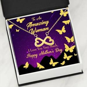 【送料無料】ジュエリー・アクセサリー ネックレスカードペンダントmere collier mere jour anglais souvenir carte cadeau infini pendentif inoxydable