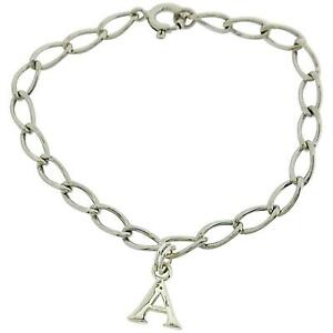 【送料無料】ジュエリー・アクセサリー ジョーフォーガールズシルバースターリングイニシャルブレロックブレスレットjo for girls argent sterling initiale a breloque bracelet 152cm