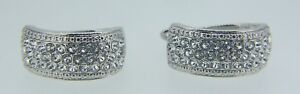 【送料無料】ジュエリー・アクセサリー グラムシルバースターリングジルコンイヤリングクレオールズイヤーズ127 grammes argent sterling zircone boucles doreilles creoles q92
