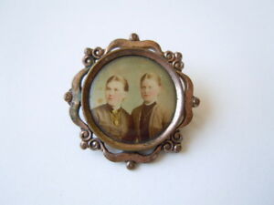 【送料無料】ジュエリー・アクセサリー ゴールデンフォトジュエリーブローチantique dore photo broche bijoux anciens 7,3 g o 3,3 cm 15,826円