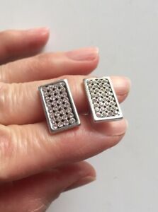 【送料無料】ジュエリー・アクセサリー スターリングシルバージェメッリカフリンクスダカミシアアルジェントジルコーニcufflinks sterling silver gemelli da camicia argento 925 zirconi