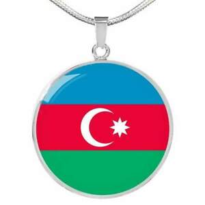 【送料無料】ジュエリー・アクセサリー アゼルバイジャンフラグスチールカラーゴールドazerbaidjan drapeau collier acier inoxydable ou 18k or 457559cm