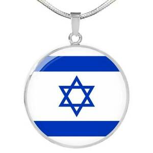 【送料無料】ジュエリー・アクセサリー イスラエルフラグスチールカラーゴールドisrael drapeau collier acier inoxydable ou 18k or 457559cm