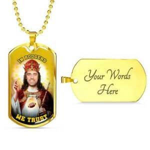 【送料無料】ジュエリー・アクセサリー ロジャースグリーンベイステンレススチールカラーゴールドドッグタグrodgers we trust vert bay eventail collier acier inoxydable ou 18k or dog tag w