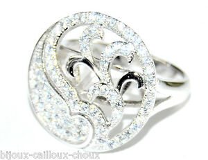 【送料無料】ジュエリー・アクセサリー リングボリュートジルコニウムリングbague argent massif 925 volutes zirconium blanc t 54 bijou ring