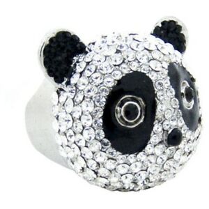 【送料無料】ジュエリー・アクセサリー バトラーウィルソンエナメルクリスタルパンダリングナインサイズbutler et wilson email cristal panda bague neuf taille uk r qvc xl nous 85