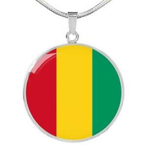 【送料無料】ジュエリー・アクセサリー ギニアフラグスチールカラーゴールドguinee drapeau collier acier inoxydable ou 18k or 457559cm 21,158円