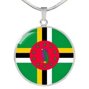 【送料無料】ジュエリー・アクセサリー ドミニカフラグスチールカラーゴールドdominica drapeau collier acier inoxydable ou 18k or 457559cm