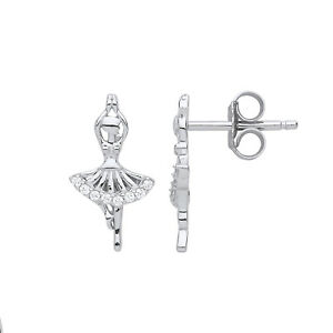 【送料無料】ジュエリー・アクセサリー ジュエルコロンドンシルバージルコーネバレエダンサーイヤリングjewelco london argent zircone ballet danseuse boucles doreilles goutte