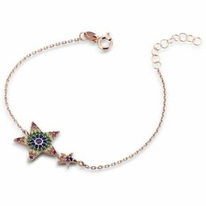 【送料無料】ジュエリー・アクセサリー ブレスレットエンリコカバーディジュエルズシルバーゴールドローズスターbracelet femme enrico coveri jewels ecj005 925 dargent gold rose etoile