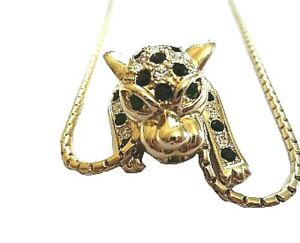【送料無料】ジュエリー・アクセサリー クリスタルペンダントパンサーチェーンpendentif en cristal panthere avec chaine