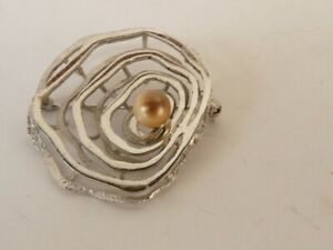 【送料無料】ジュエリー・アクセサリー ジュエリーブローチシルバーデザインbijoux broche argent design 1970 20403
