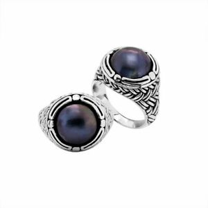【送料無料】ジュエリー・アクセサリー シルバースターリングラウンドリンググレーパールargent sterling rond forme bague avec gris perle ar6171peg152cm 15,826円