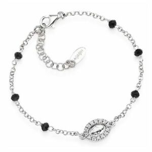 【送料無料】ジュエリー・アクセサリー アルジェントコンマドンナジルコナタブラチャレロサリオドナアメンbracciale rosario donna amen bmbn in argento 925 con madonna zirconata