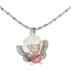 【送料無料】ジュエリー・アクセサリー ジュエリーネックレスエナメルガールペンダントナインguess bijoux collier avec pendentif fille emaille ubn12023 neuf 15,386円
