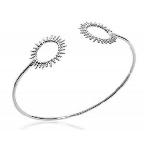 【送料無料】ジュエリー・アクセサリー ロジエサークルjonc en argent massif 9251000 rhodie cercles soleils irises