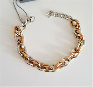 【送料無料】ジュエリー・アクセサリー ブラチャーレカテナアッチャイオビコロールレディコードアートstroili bracciale a catena acciaio bicolor lady code art 1651686