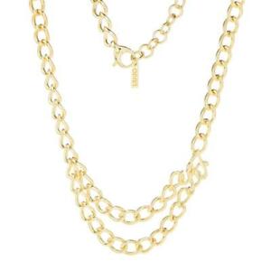 【貨物輸送無料】宝飾品・添え物 コッラナドナリウジョオットネオロコンロゴcollana donna liujo インチ ottone pvd oro con logo   lj593