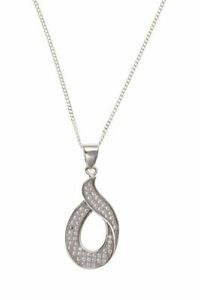 【貨物輸送無料】宝飾品・添え物 シルバースターリングマイクロパヴェジルコネペンダントargent sterling micro pave zircone pendentif amp;
