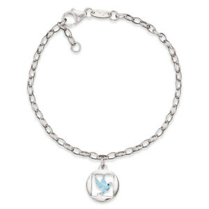 【送料無料】ジュエリー・アクセサリー シンボルヘルツェンゲルブレスレットherzengel enfants bracelet avec pigeon que symbole pour paix 16cm heb01peace