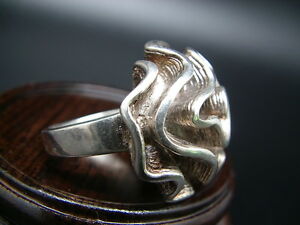 【貨物輸送無料】宝飾品・付属物 オールドリングシルバーアールデコピンクサイズancienne bague argent 925 art deco rose taille 50 16g