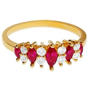 【貨物輸送無料】宝飾品・付属物 ジルコニウムバラサイズbague plaque or 750000 et oxydes de zirconium rose  femme  taille 56 dispo