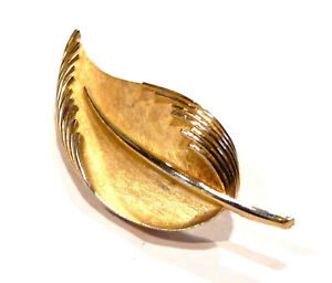 【貨物輸送無料】宝飾品・付属物 ジュエルブローチクリエイタートリファリブローチbijou alliage dore broche feuille createur trifari  brooch